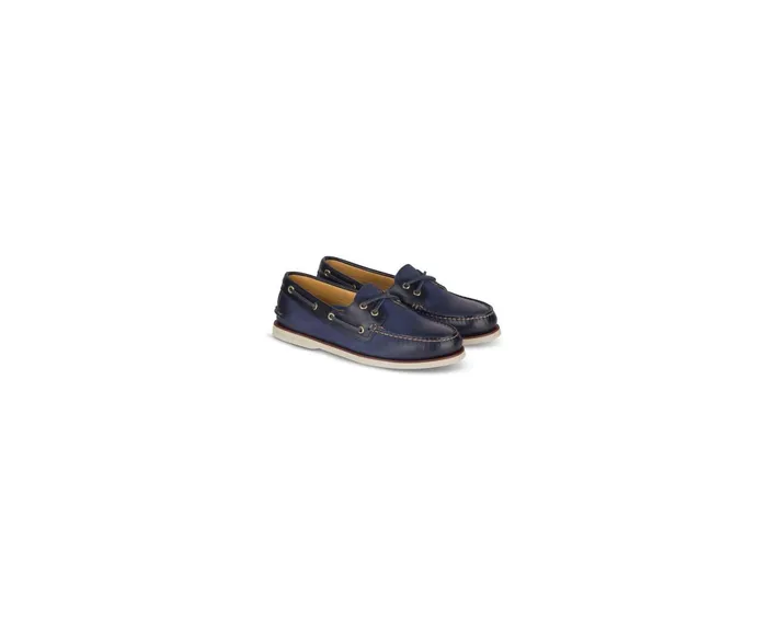 Men Gold Cup Authentic Original Rivingston Boat Shoe Navy Sperry Boat Shoes