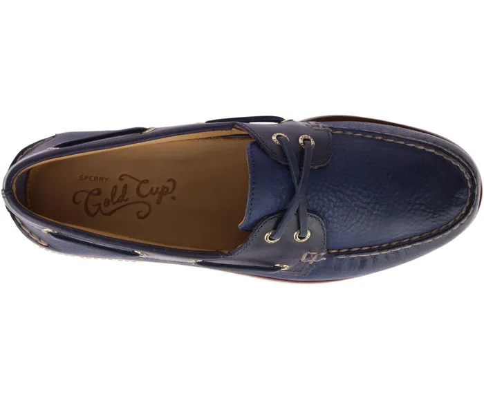 Men Gold Cup Authentic Original Rivingston Boat Shoe Navy Sperry Boat Shoes