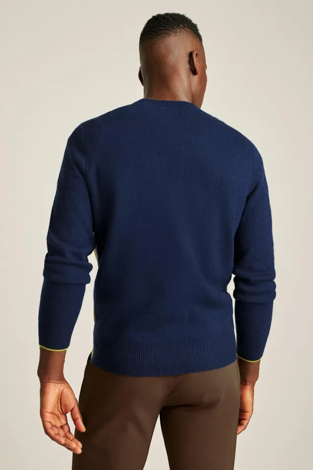 Men Golf Outerwear and Layering Bonobos Putting Scenic Crew Neck Golf Forest