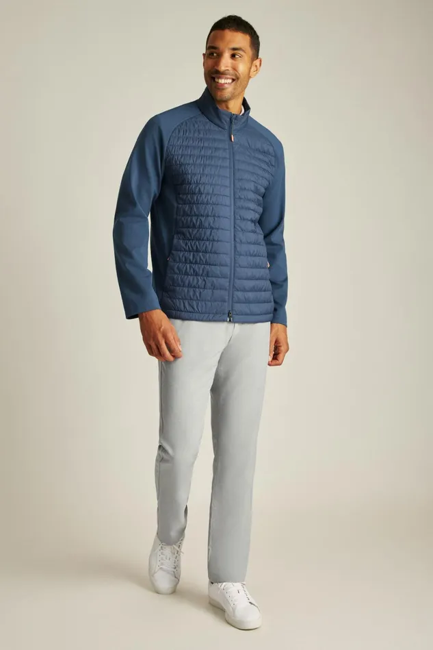 Men Golf Outerwear and Layering Bonobos The Lightweight Hybrid Jacket Naval Blue Men Golf Outerwear and Layering Bonobos The Lightweight Hybrid Jacket Naval Blue