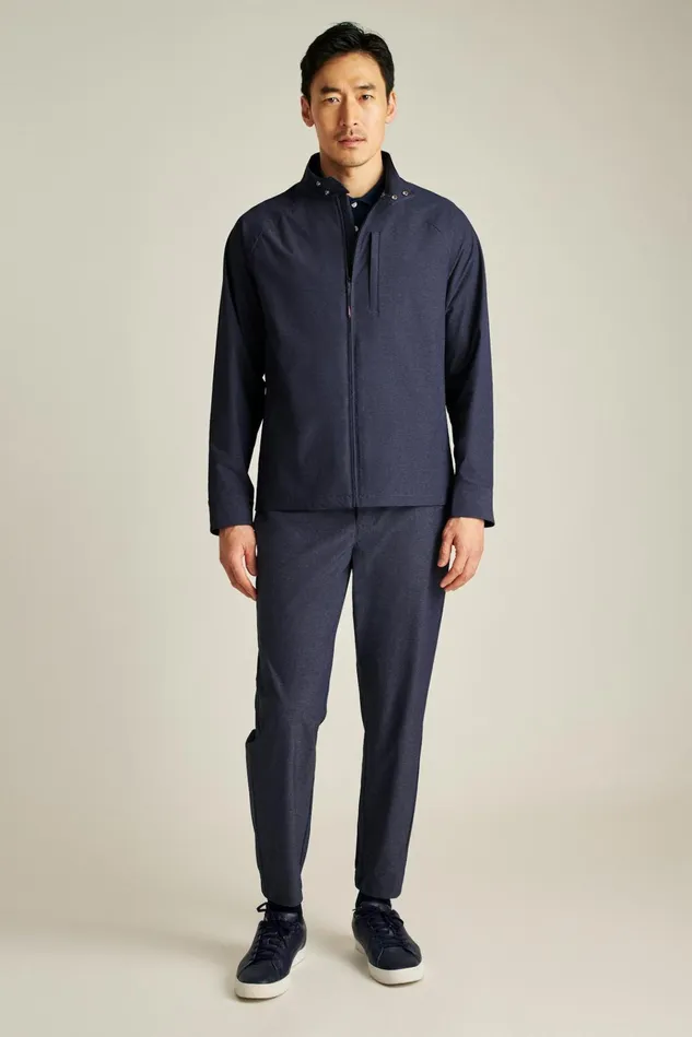 Men Golf Outerwear and Layering Bonobos Tour Harrington Golf Jacket Maritime Blue Men Golf Outerwear and Layering Bonobos Tour Harrington Golf Jacket Maritime Blue