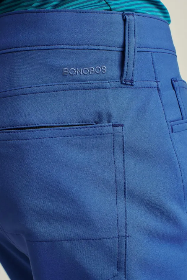 Men Golf Pants Bonobos Performance Link 5Pocket Pants Dark Blue