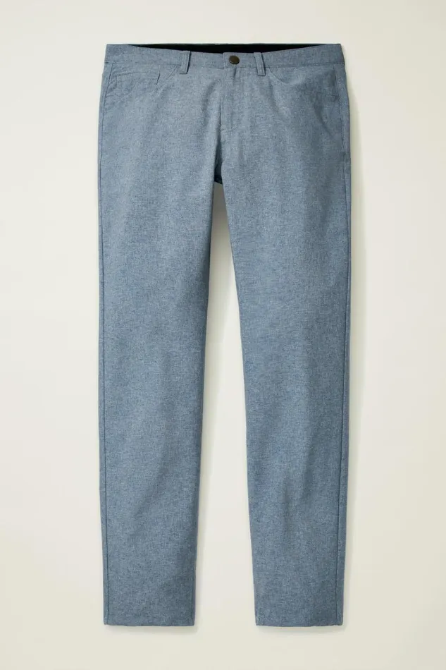 Men Golf Pants Bonobos Performance Link 5Pocket Pants Downpour Heather