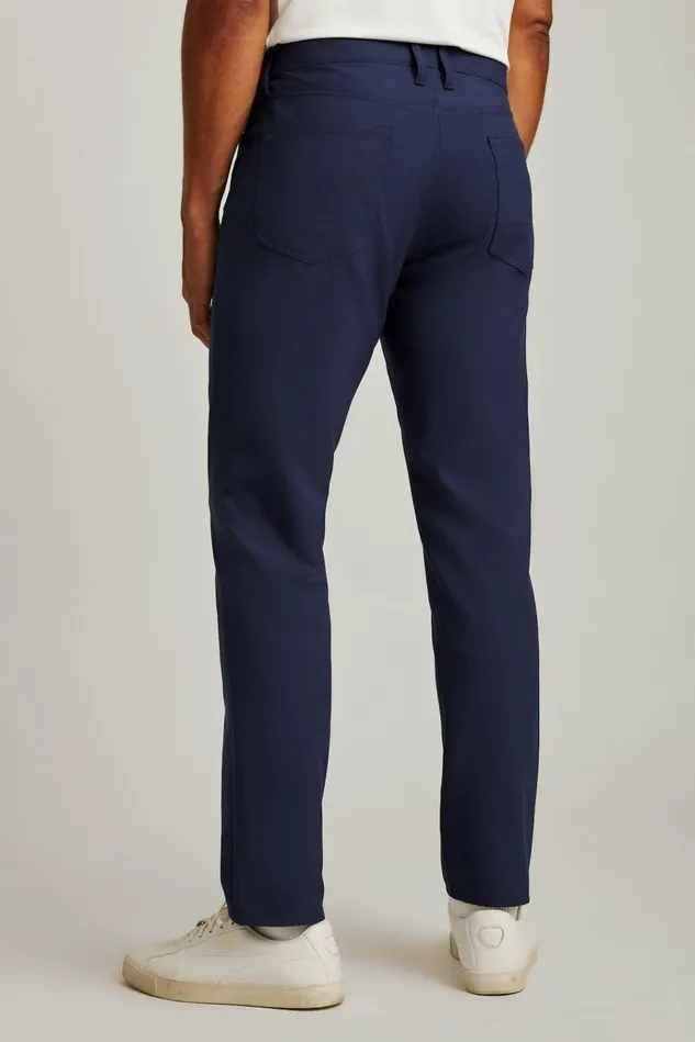 Men Golf Pants Bonobos Performance Link 5Pocket Pants Navy