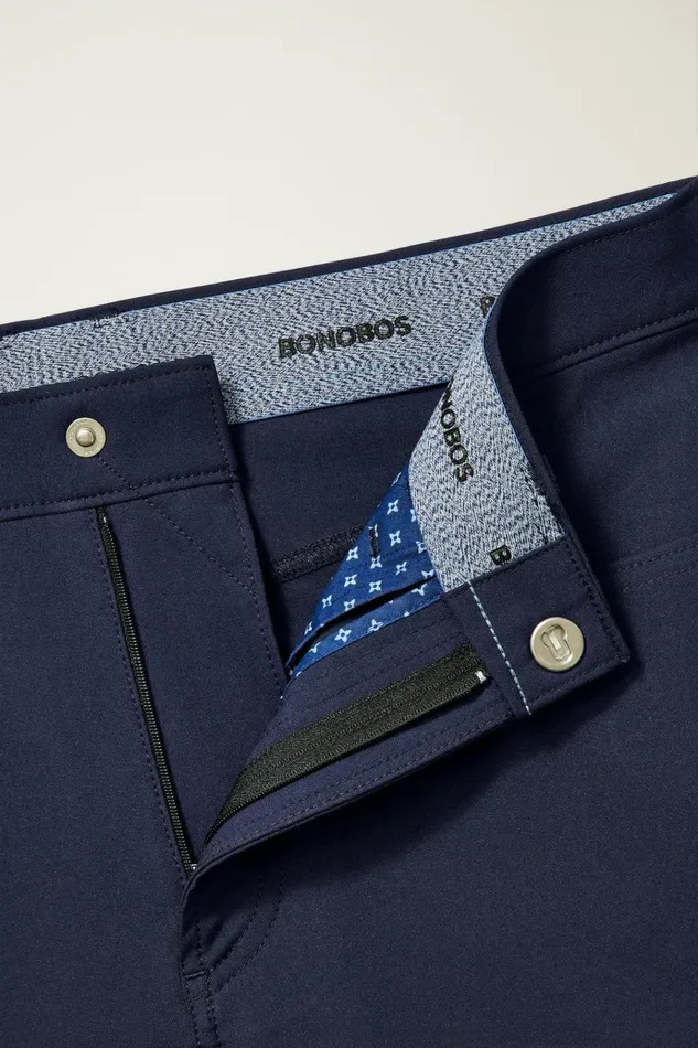 Men Golf Pants Bonobos Performance Link 5Pocket Pants Navy