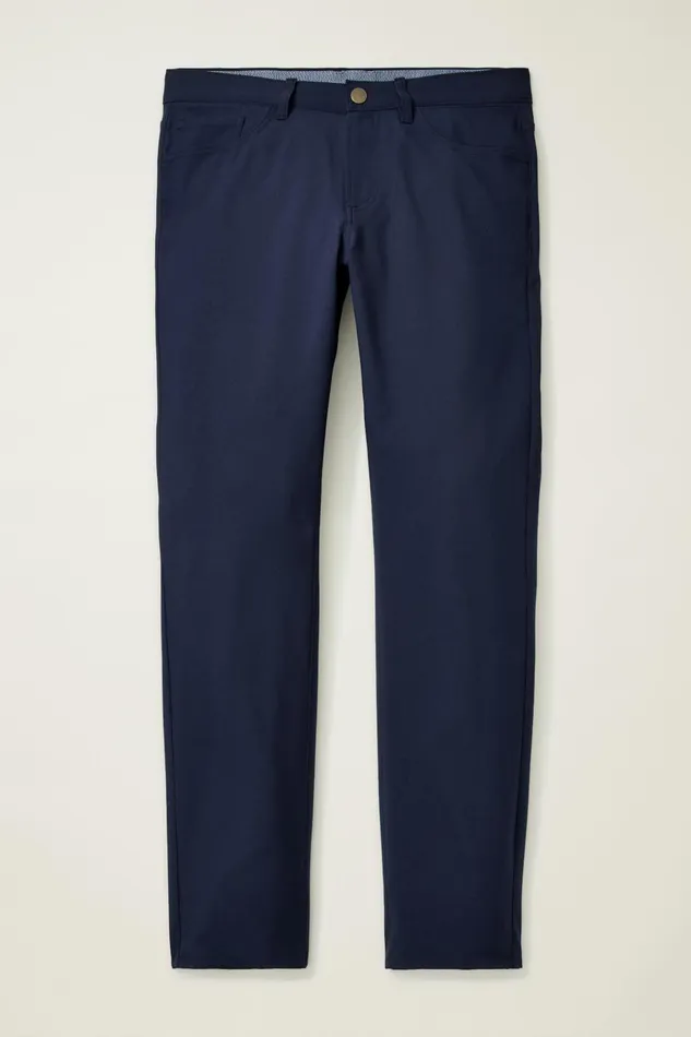 Men Golf Pants Bonobos Performance Link 5Pocket Pants Navy