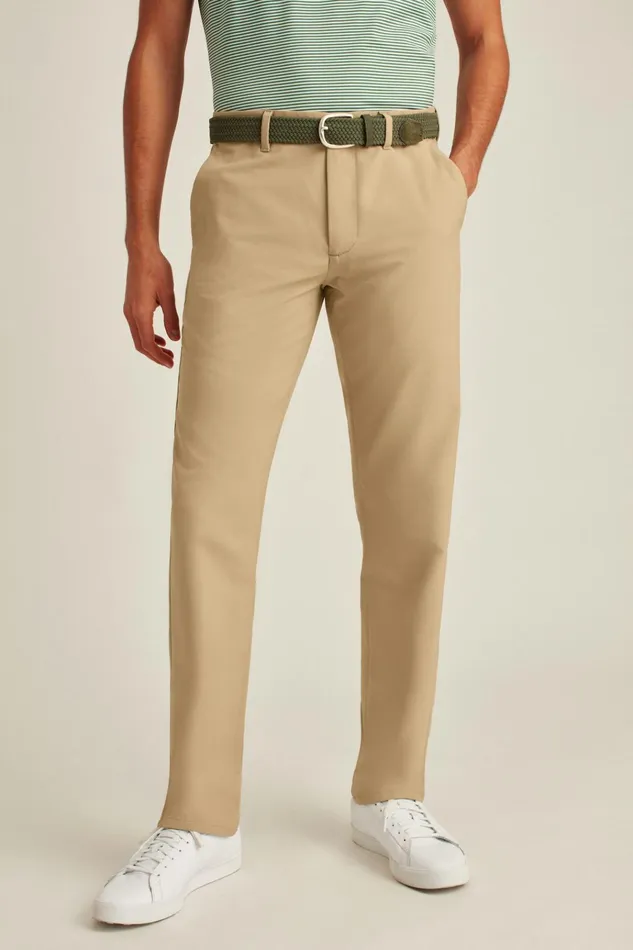 Men Golf Pants Bonobos Performance Link Pants Oak Khaki