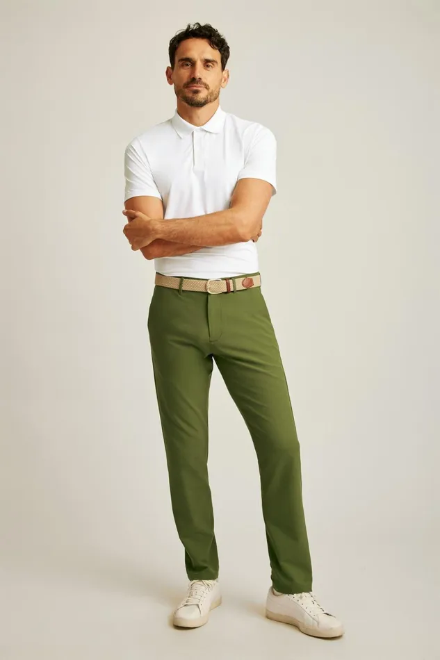 Men Golf Pants Bonobos Performance Link Pants Winter Moss