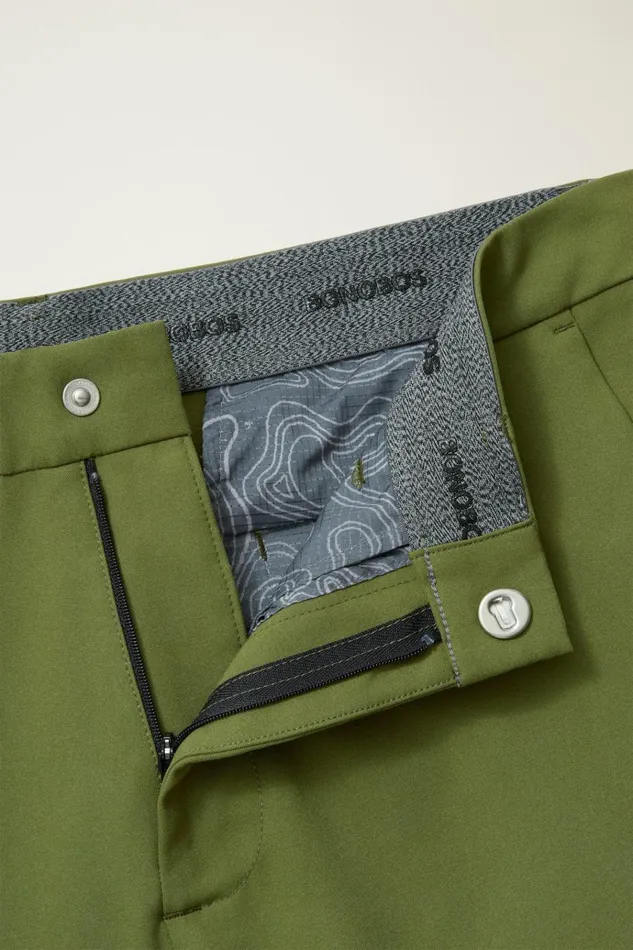 Men Golf Pants Bonobos Performance Link Pants Winter Moss