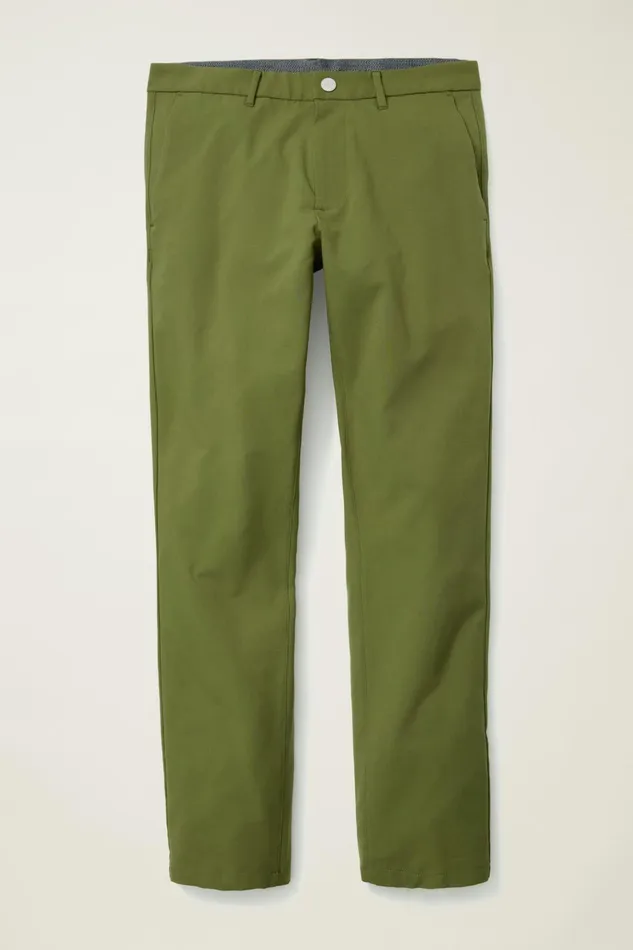 Men Golf Pants Bonobos Performance Link Pants Winter Moss