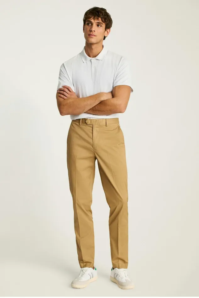 Men Golf Pants Bonobos Tech Trouser Tigers Eye Brown