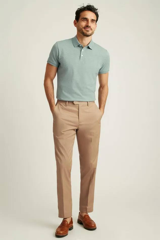 Men Golf Pants Bonobos Tech Trouser Tigers Eye Brown
