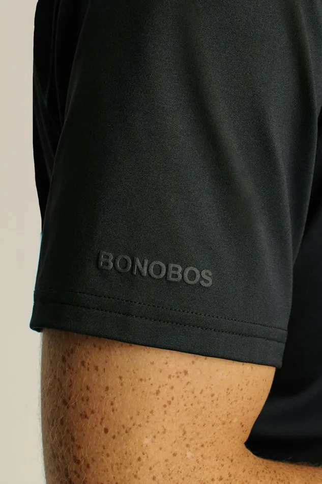 Men Golf Polos and Tops Bonobos The Performance Golf Polo Jet Black