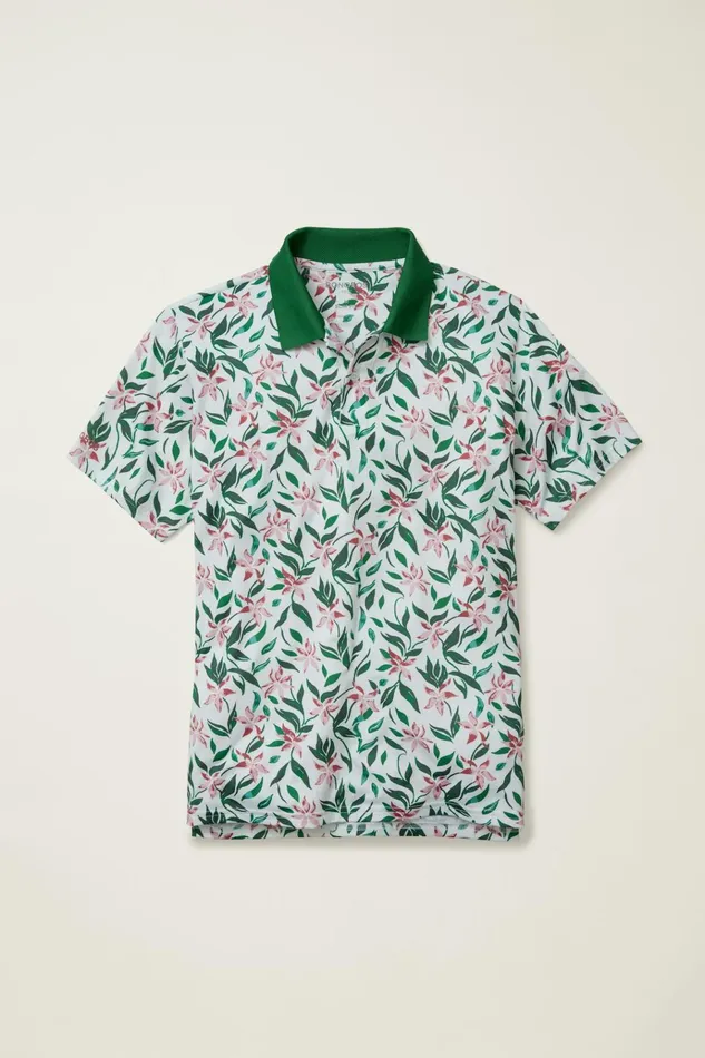 Men Golf Polos and Tops Bonobos The Performance Golf Polo Vargas Floral