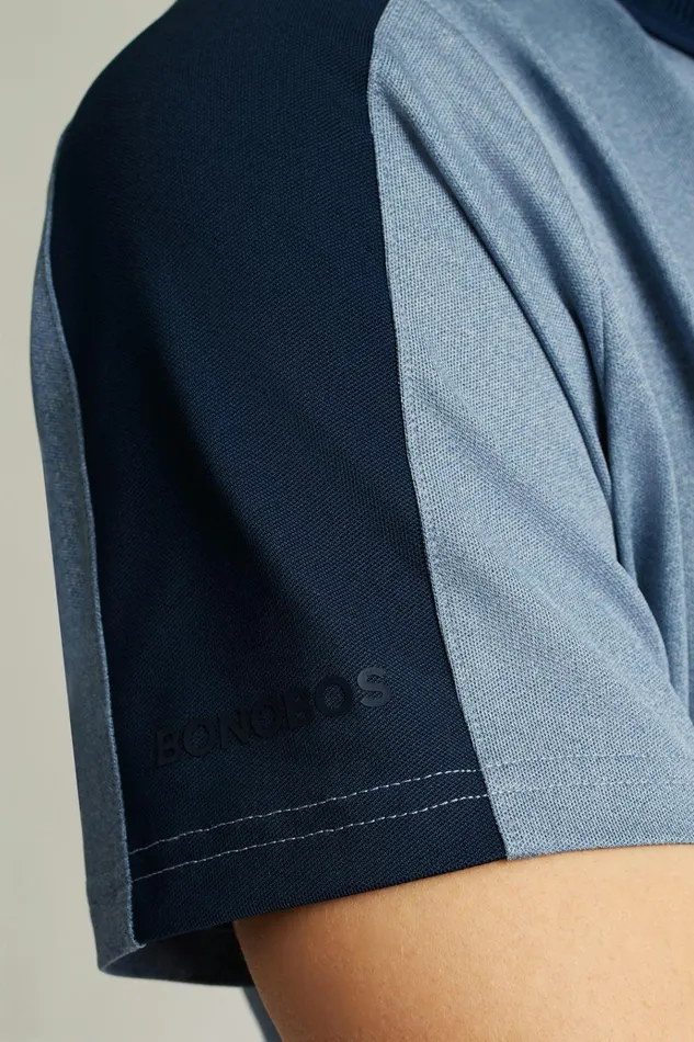 Men Golf Polos and Tops Bonobos Tour Pique Polo Shades Of Blue