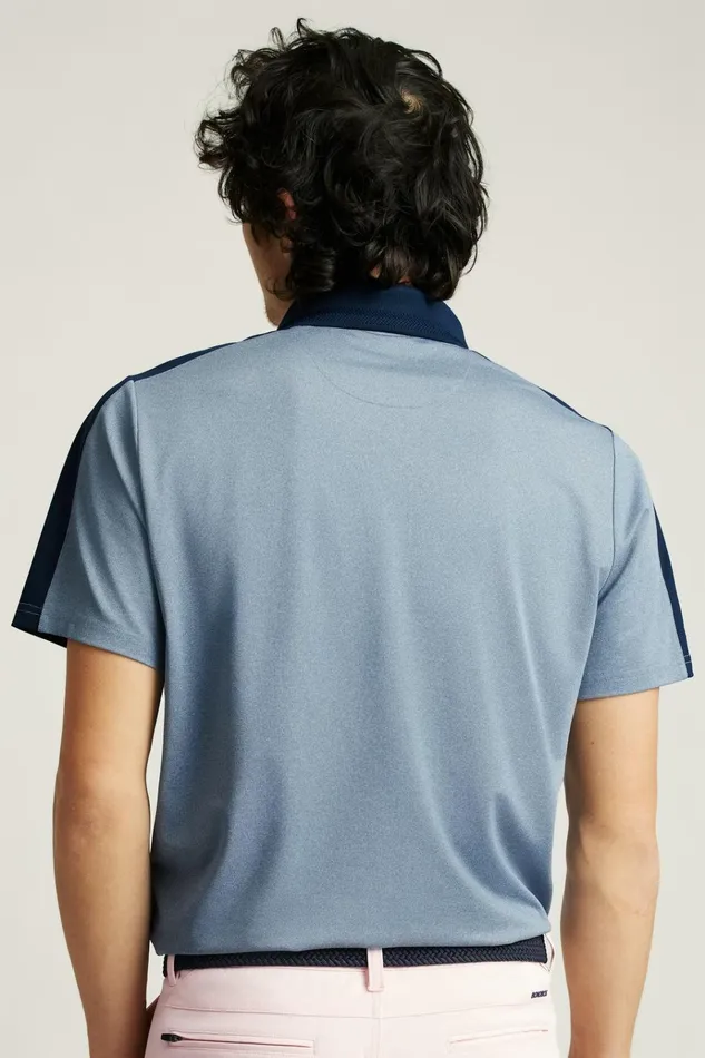 Men Golf Polos and Tops Bonobos Tour Pique Polo Shades Of Blue