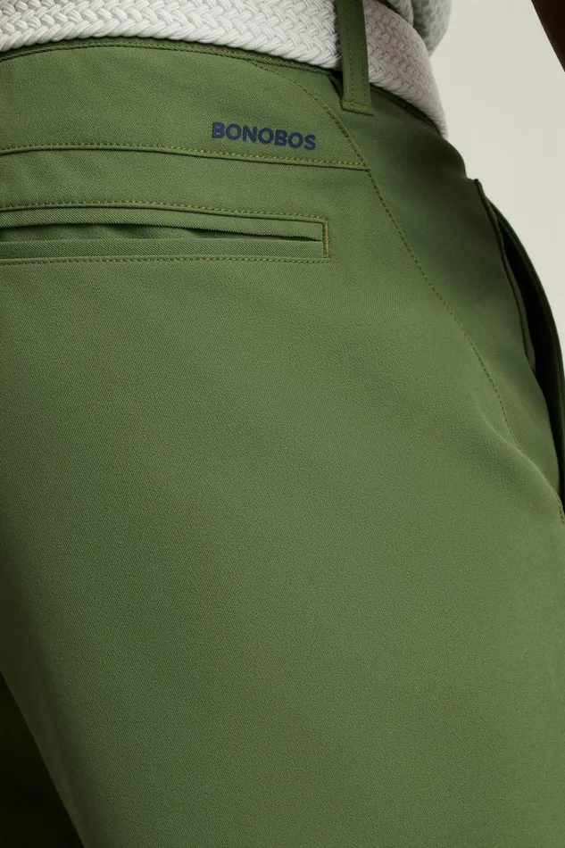 Men Golf Shorts Bonobos Highland Tour Golf Shorts Crocodile Green