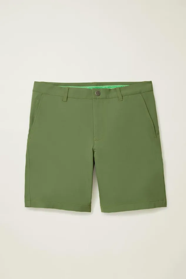 Men Golf Shorts Bonobos Highland Tour Golf Shorts Crocodile Green