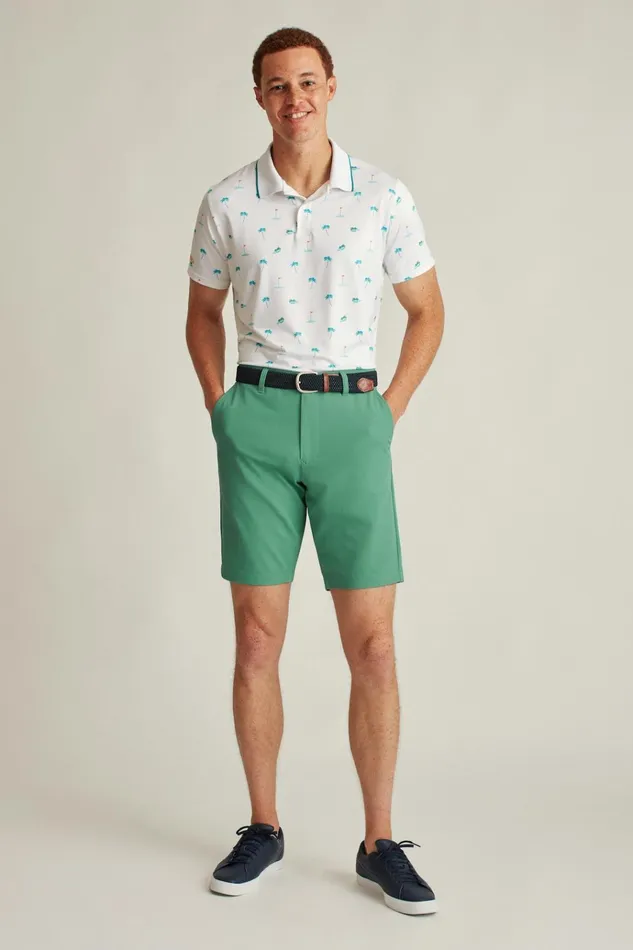 Men Golf Shorts Bonobos Highland Tour Golf Shorts Duck Egg