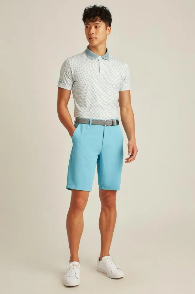 Men Golf Shorts Bonobos Highland Tour Golf Shorts Faded Blue