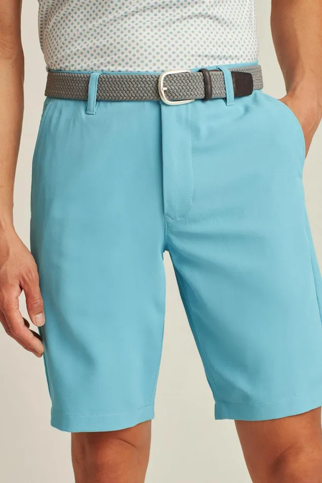 Men Golf Shorts Bonobos Highland Tour Golf Shorts Faded Blue