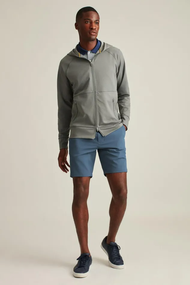 Men Half and FullZips Bonobos The Elements Full Zip Hoodie Grey