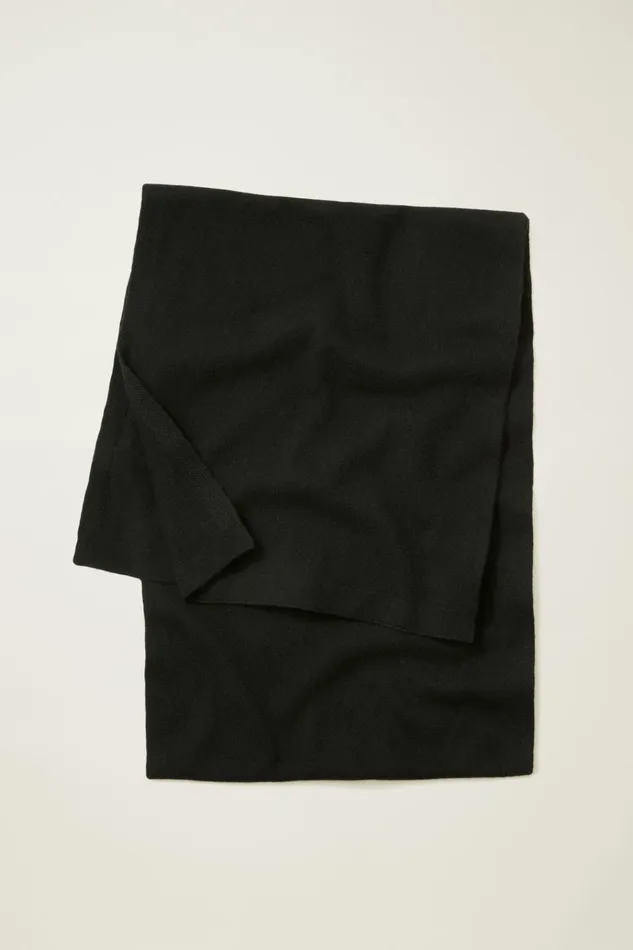Men Hats and More Bonobos Cashmere Scarf Black