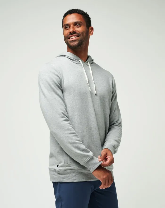 Men Hoodies and Sweatshirts TravisMathew CLOUD HOODIE Heather Grey