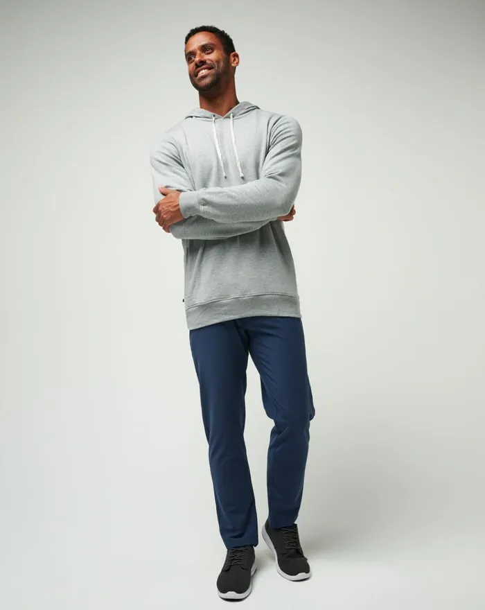 Men Hoodies and Sweatshirts TravisMathew CLOUD HOODIE Heather Grey