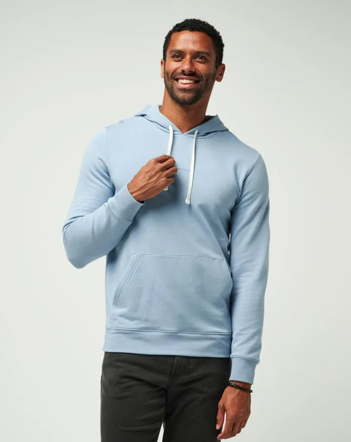 Men Hoodies and Sweatshirts TravisMathew COASTAL CLOUD HOODIE Ash Blue