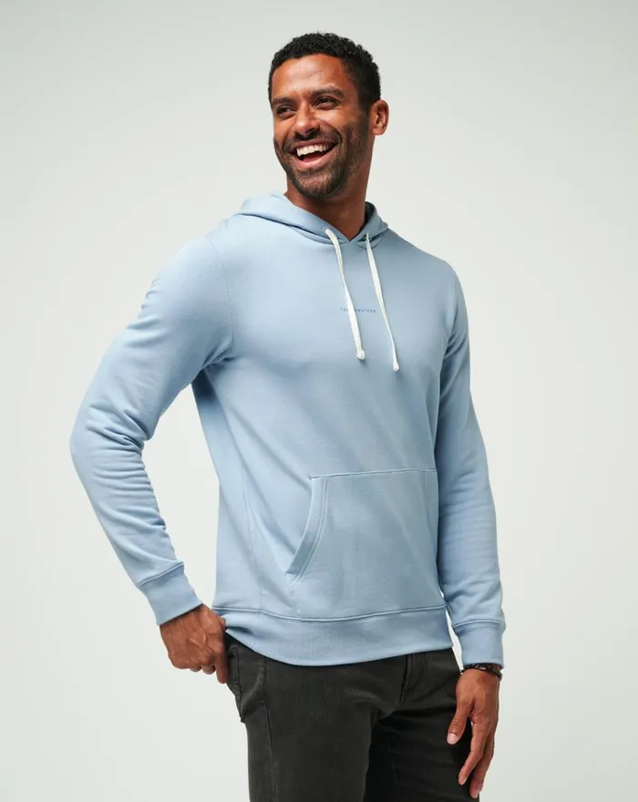 Men Hoodies and Sweatshirts TravisMathew COASTAL CLOUD HOODIE Ash Blue