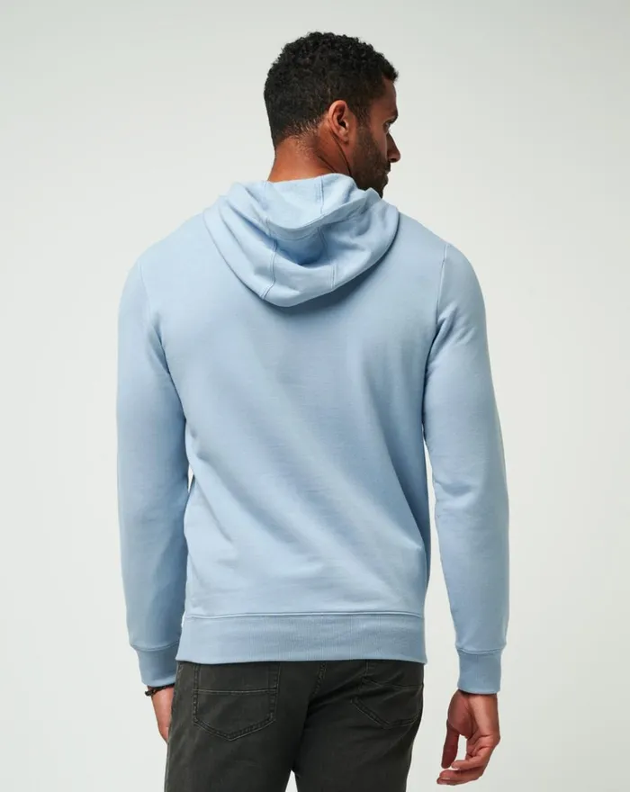 Men Hoodies and Sweatshirts TravisMathew COASTAL CLOUD HOODIE Ash Blue