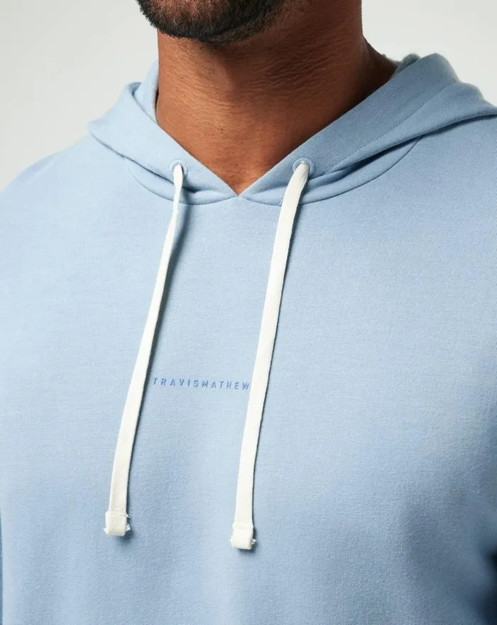 Men Hoodies and Sweatshirts TravisMathew COASTAL CLOUD HOODIE Ash Blue