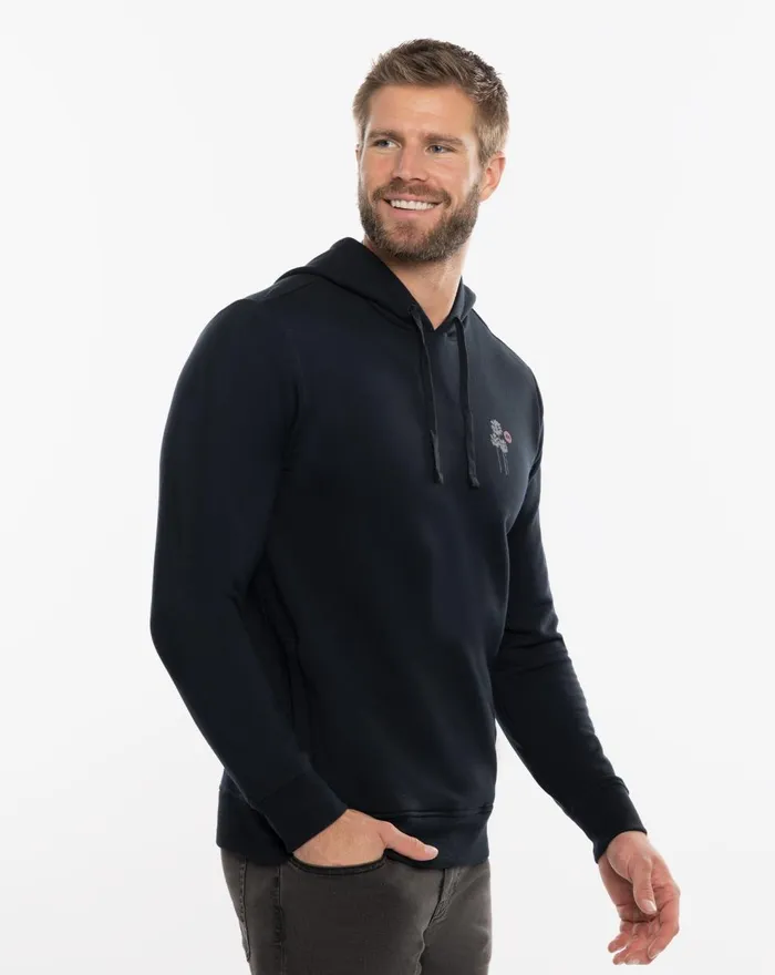 Men Hoodies and Sweatshirts TravisMathew DINNER AND A MOVIE HOODIE Black
