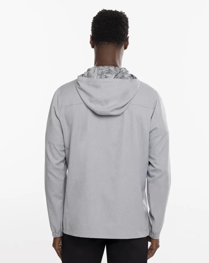 Men Hoodies and Sweatshirts TravisMathew SKYVIEW QUARTER ZIP HOODIE Heather Sleet