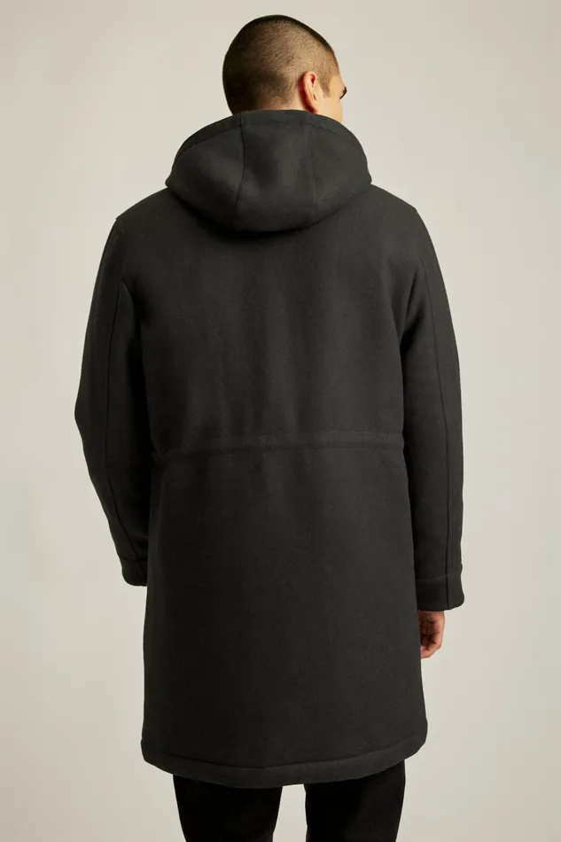 Men Jackets and Coats Bonobos The Italian Wool Parka Black
