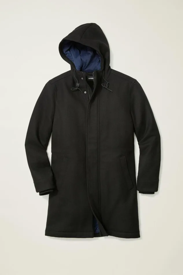 Men Jackets and Coats Bonobos The Italian Wool Parka Black
