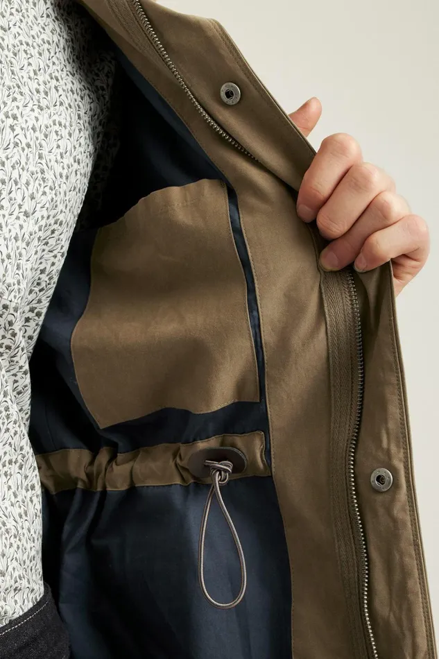 Men Jackets and Coats Bonobos The Tech Utility Jacket Mushroom Brown