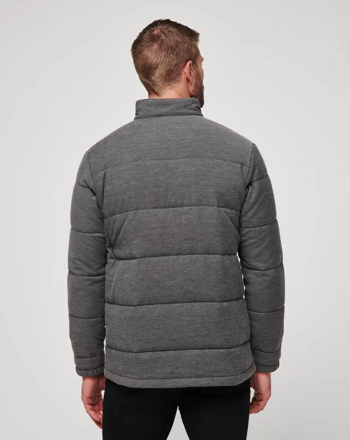 Men Jackets TravisMathew CLIMATE DROP JACKET Heather Black