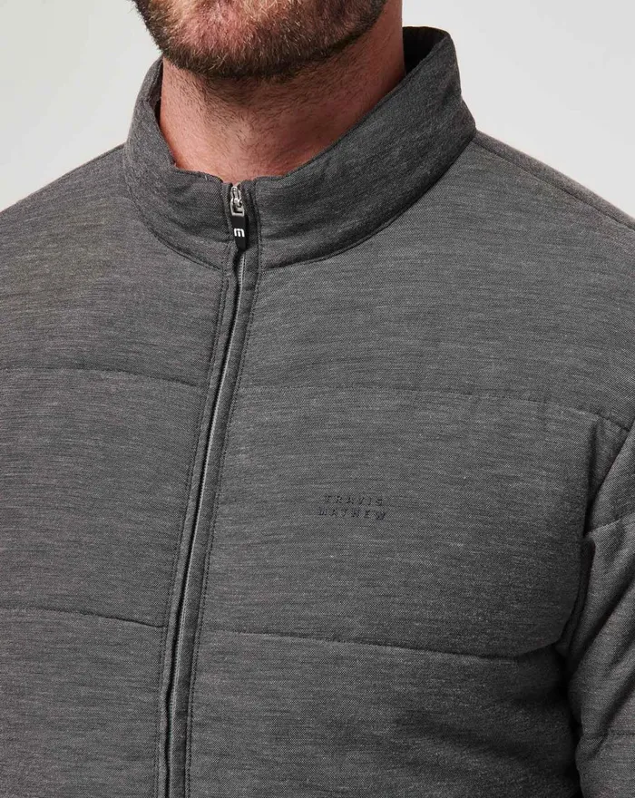 Men Jackets TravisMathew CLIMATE DROP JACKET Heather Black