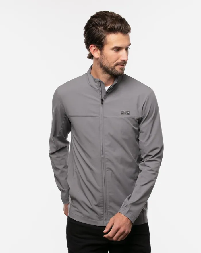 Men Jackets TravisMathew CRYSTAL COVE 20 FULL ZIP Quiet Shade