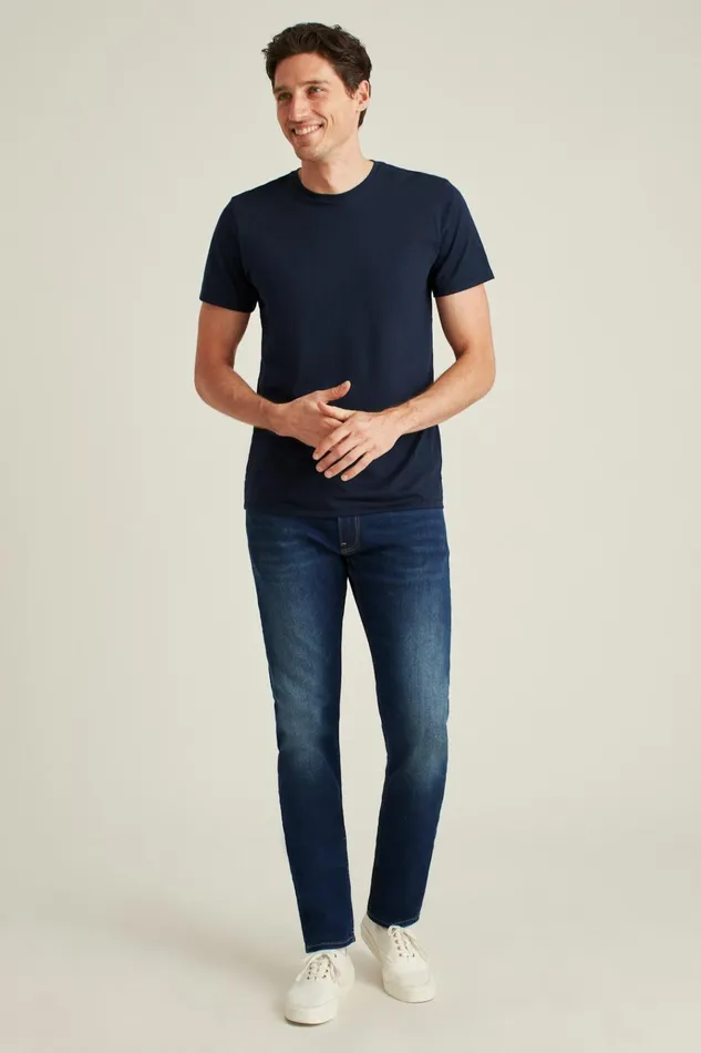 Men Jeans Bonobos Downtime Jeans Dark Sea Wash