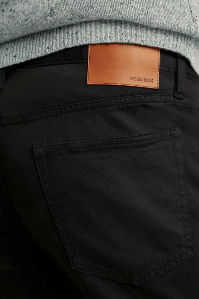 Men Jeans Bonobos Italian Brushed 5Pocket Pants Jet Black