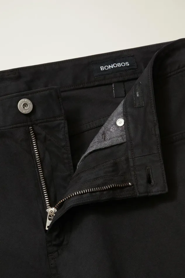 Men Jeans Bonobos Italian Brushed 5Pocket Pants Jet Black