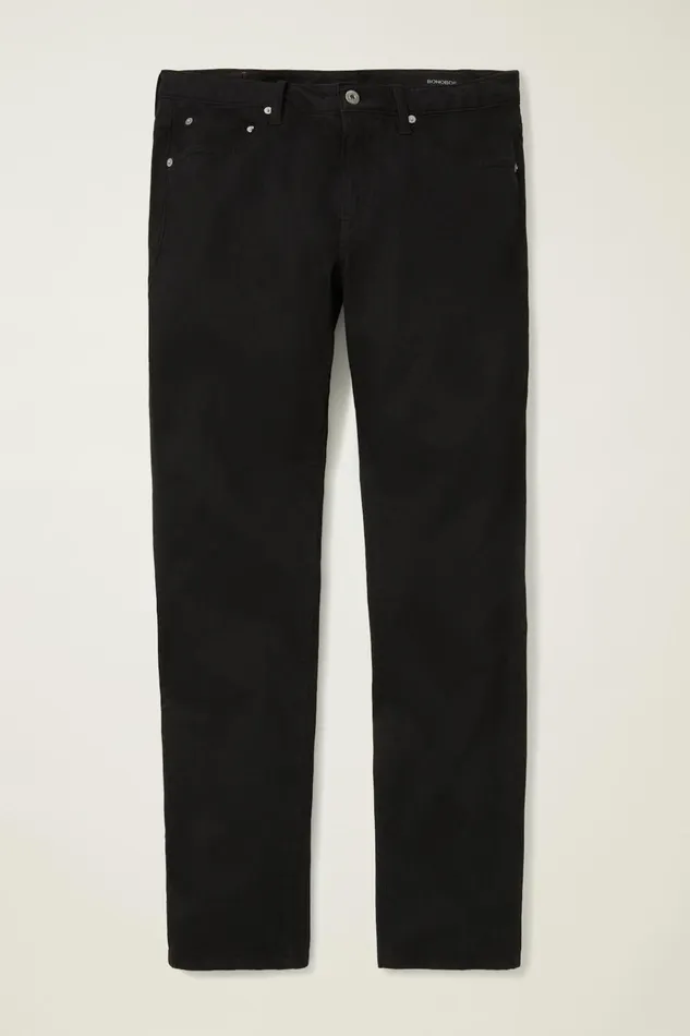 Men Jeans Bonobos Italian Brushed 5Pocket Pants Jet Black
