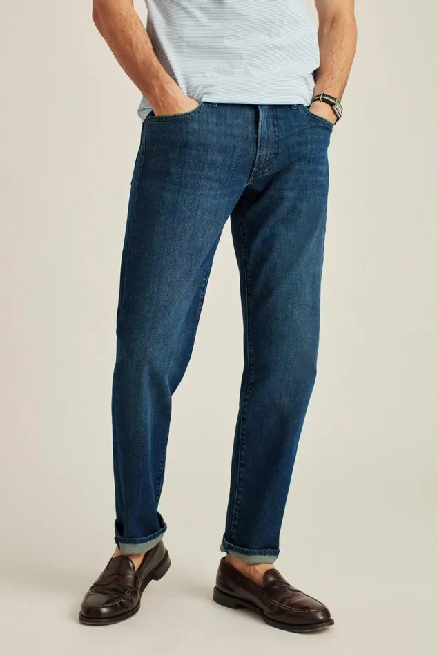 Men Jeans Bonobos Premium 4Way Stretch Jeans Blue Magic Wash