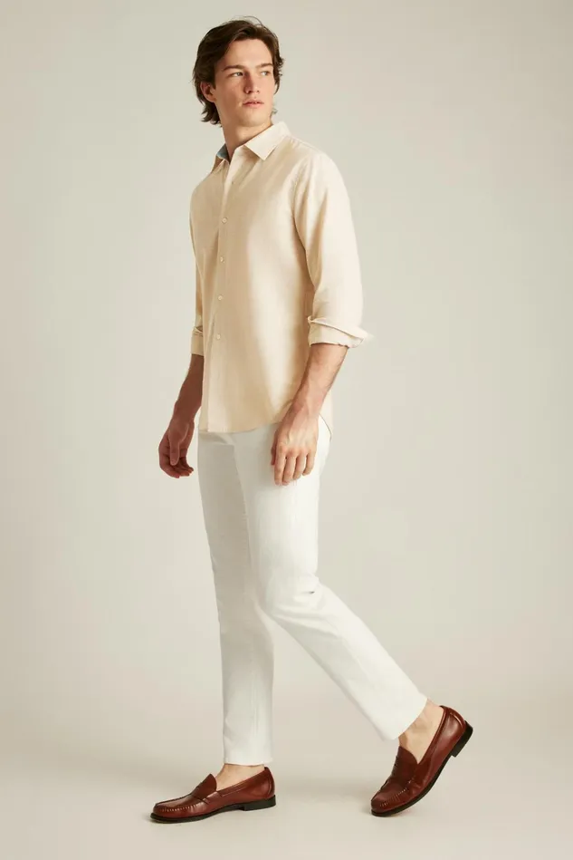 Men Jeans Bonobos Travel Jeans Cloudy White