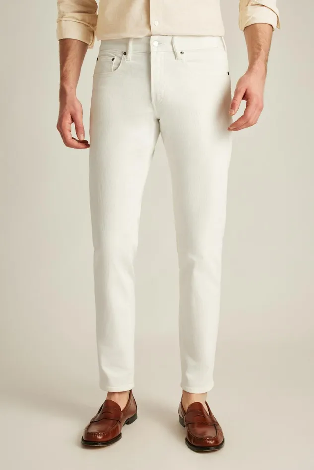 Men Jeans Bonobos Travel Jeans Cloudy White