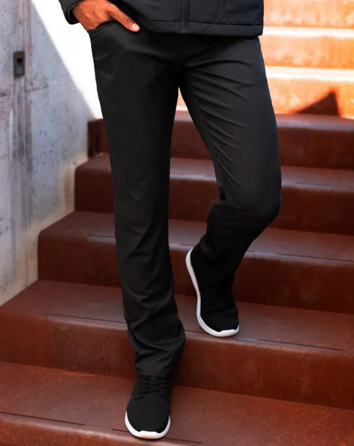 Men Pants TravisMathew OPEN TO CLOSE PANT Ebony