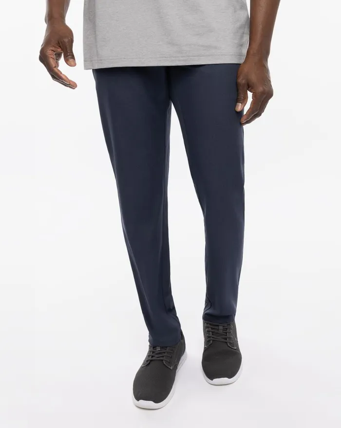 Men Pants TravisMathew OPEN TO CLOSE SLIM PANT Blue Nights